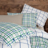 Постельное белье из фланели SAREV MAYON MAVI евро