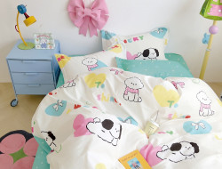 Постельное белье из твил-сатина TANGO верный друг 50х70 (2шт) 1,5-спальное