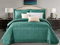 Покрывало с наволочками тонкое атласное CRISTELLE QUEEN VICTORIA QV-19 240х260