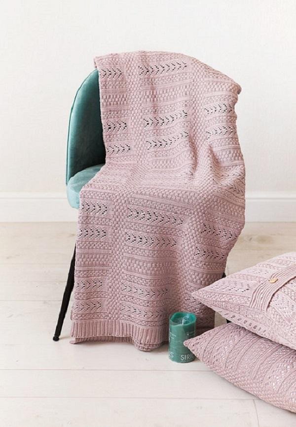 Плед LUXBERRY LUX 11 пепельно-розовый 150х200