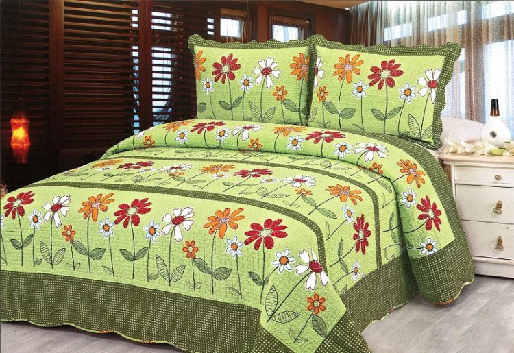 Покрывало хлопковое с наволочками TANGO PATCHWORK PW-145 230х250