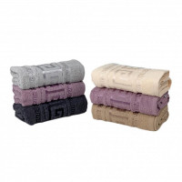 Набор полотенец махровых хлопковых KARVEN VIP COTTON H3175 GREK 50х90 (6шт)