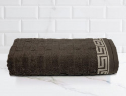 Полотенце махровое хлопковое KARVEN H3266 GREK antrasit 50х90