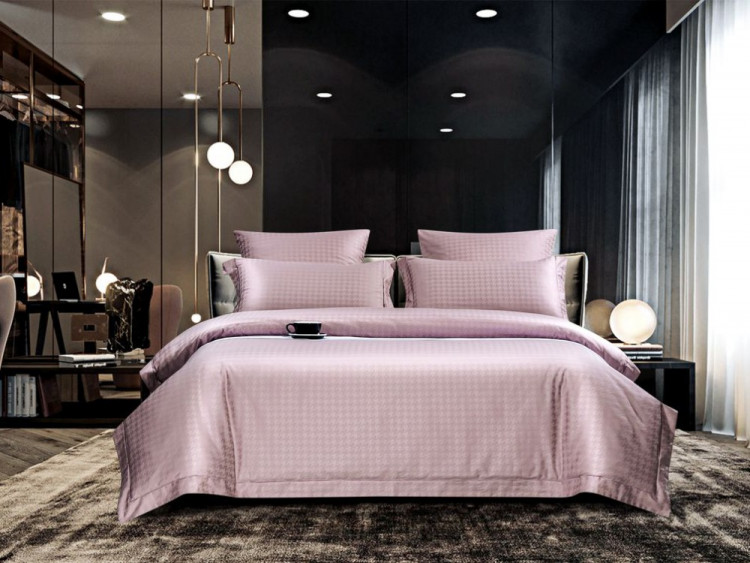 Постельное белье из хлопкового жаккарда ASABELLA 1644-7 50х70 (2шт) и 70х70 (2шт) семейное