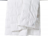 Одеяло кассетное из белого гусиного пуха с бортиком BELPOL STATUS 140х205 теплое