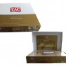 Постельное белье из LUX жаккарда TAC BASIC STRIPE серое евро