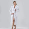 Халат женский хлопковый махровый KARNA NORA белый XXL
