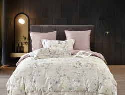 Постельное белье из египетского хлопка Premium ASABELLA Ботанический сад 50х70 (1шт) и 70х70 (1шт) 1,5-спальное