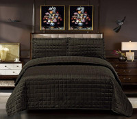 Покрывало с наволочками тонкое велюровое TANGO SAUVAGE SAV-03 240х260