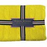 Плед вязанный хлопковый CASUAL AVENUE MESSINA gold 130х170