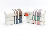 Набор полотенец махровых хлопковых KARVEN VIP COTTON H3172 NATUREL 50х90 (6шт)