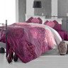 Постельное белье ALTINBASAK RANFORCE LEYAN бордовое 50х70 1,5-спальное