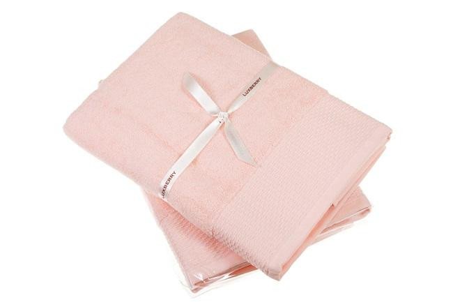 Полотенце LUXBERRY JOY розовое 70х140