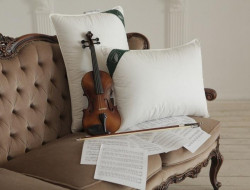 Подушка из элитного белого гусиного пуха ANNA FLAUM HERBST KOLLEKTION 50х70 мягкая