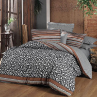 Постельное белье из фланели SAREV FANCY N296 SHERI V1-GRI 50х70 (2шт), 70х70 (2шт) семейное