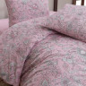 Постельное белье из люксовой бязи KARNA ROSINA розовое 1,5-спальное