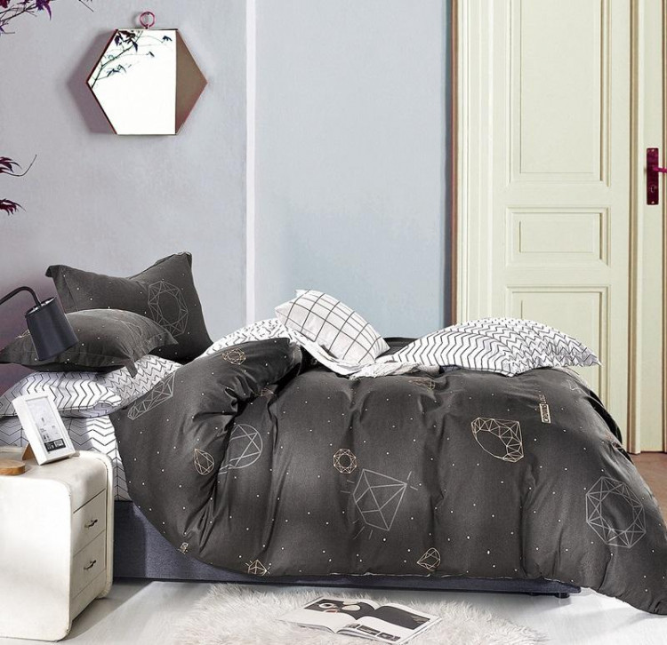 Постельное белье двухстороннее из твила TANGO TPIG-1297 50х70 (2шт), 70х70 (2шт) евро