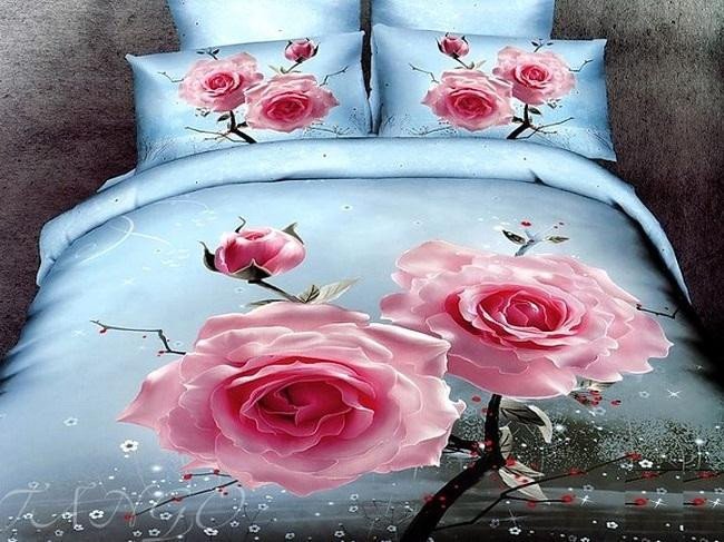 Постельное белье из сатина TANGO TS-851 50х70 (2шт), 70х70 (2шт) евро