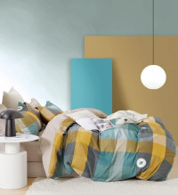 Постельное белье двухстороннее из твила TANGO TPIG-1670 50х70 (2шт), 70х70 (2шт) евро