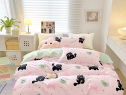 Постельное белье из твил-сатина TANGO хеппи рози  70х70 (2шт) 2-спальное