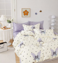 Постельное белье из твил-сатина TANGO бабочки 50х70 (2шт) семейное