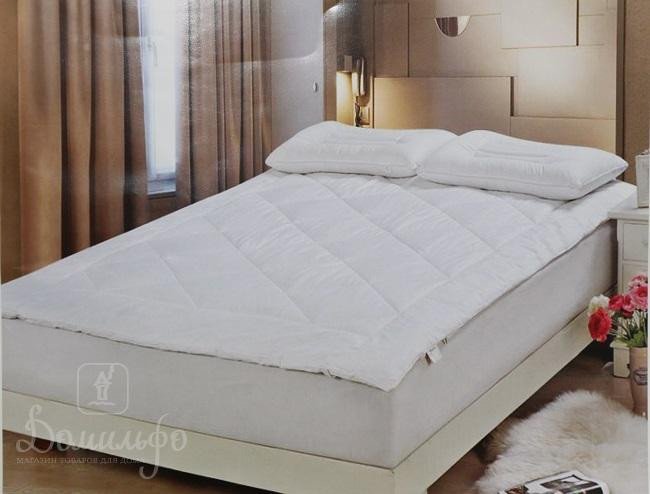 Наматрасник из натурального шелка стеганый KINGSILK 180х200