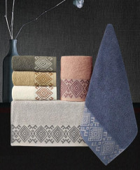 Набор кухонных полотенец махровых хлопковых KARVEN HM689 FREYA V19 30х50 (6шт)