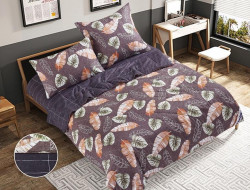 Постельное белье из микросатина с одеялом TANGO DE VERANO  Y-57 50х70 (1шт), 70х70 (1шт) 1,5-спальное