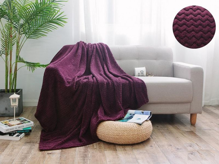 Плед из велсофта АЛЬВИТЕК SOFT PLUSH 004-SP 200х220