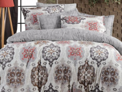 Постельное белье из фланели SAREV FANCY N294 NIMA V1-GRI 50х70 (1шт) 1,5-спальное