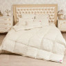 Одеяло пуховое кассетное Легкие Сны КАМЕЛИЯ шампань 200х220 легкое