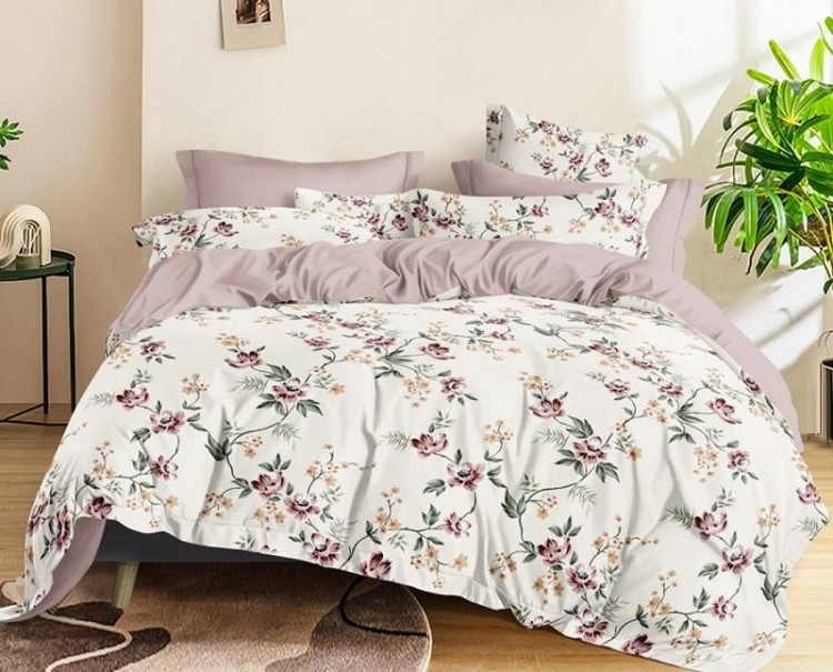 Постельное белье двухстороннее из твил-сатина SAILID BP-147-3 евро