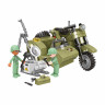 Конструктор пластиковый ПОДЕЛКИН PLJ-03 Мотоцикл 236 элементов