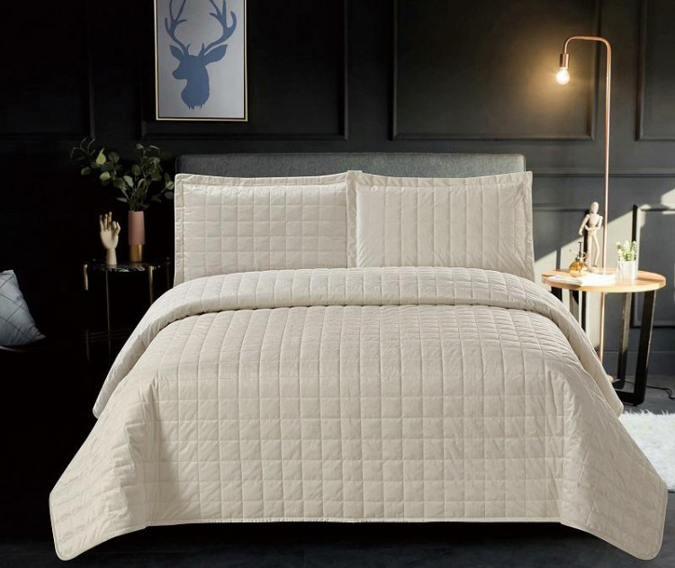 Покрывало с наволочками тонкое велюровое TANGO SAUVAGE SAV-06 240х260