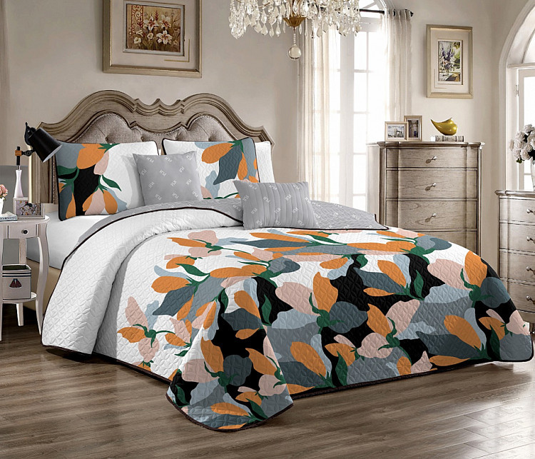 Покрывало с наволочками из полиэстера TANGO PATCHWORK PW444-94 230х250