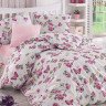 Постельное белье ALTINBASAK RANFORCE BUTTERFLE фуксия 50х70 1,5-спальное