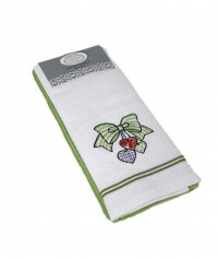 Набор кухонных полотенец хлопковых KARVEN HM770 ASKILI MUTFAK yesil-beyaz V1 40х60 (2шт)