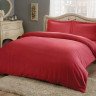 Постельное белье из сатина TAC HAPPY DAY BASIC красное евро