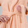 Халат женский хлопковый махровый KARNA NORA абрикосовый XXL
