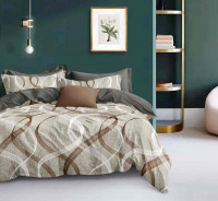 Постельное белье из сатина АЛЬВИТЕК волны евро