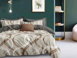 Постельное белье из сатина АЛЬВИТЕК волны евро