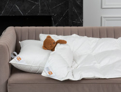 Одеяло детское пуховое PRINZ AND PRINZESSIN Kinder Platinum Grass всесезонное 150х200