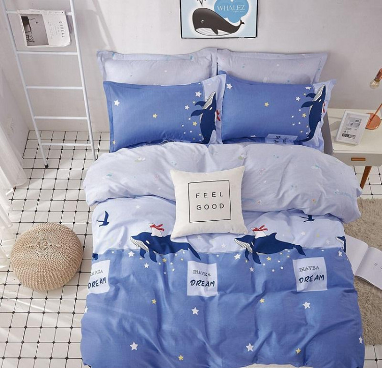 Постельное белье двухстороннее из твила TANGO TPIG-196 50х70 (2шт), 70х70 (2шт) евро