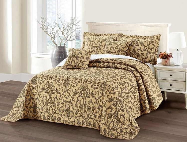 Покрывало с наволочками тонкое из полисатина TANGO LAFAYETTE MF-31 240х260