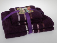 Комплект полотенец KARNA BALE фиолетовый