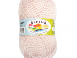 Пряжа ALPINA TOMMY №010 пыльно-розовая 100% микнес 10 шт х 50 гр, 130 м +/- 10 м