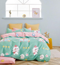 Постельное белье двухстороннее из твила TANGO TPIG-1502 50х70 (1шт), 70х70 (1шт) 1,5-спальное