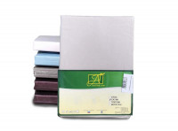 Комплект сатиновых наволочек АЛЬВИТЕК жемчужно-серый 70х70 (2шт)