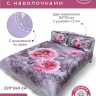 Покрывало из сатина стеганное с вышивкой DIVA AFRODITA PREMIUM 301 АННЕТ 220х240 с наволочками 50х70 (2шт)