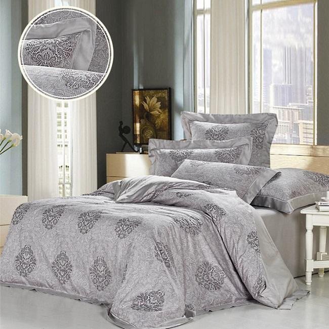 Постельное белье из жаккарда KINGSILK GREYME евро